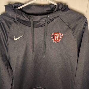 Nike Gray Hoodie with Embroidered Logo